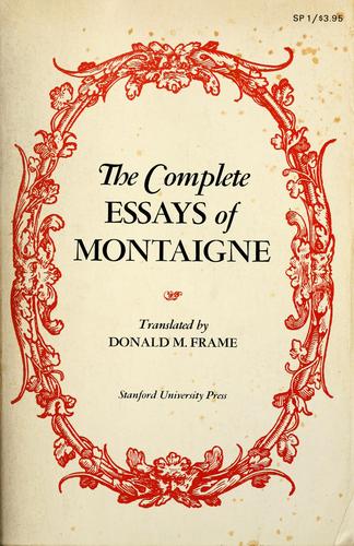 best translation of montaigne essays