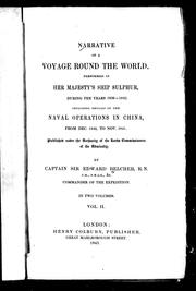 Cover of: Narrative of a voyage round the world by Belcher, Edward Sir
