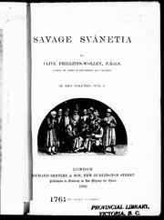 Cover of: Savage Svânetia