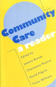 Cover of: Community care by edited by Joanna Bornat ... [et al.].