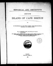 Cover of: Historical and descriptive account of the Island of Cape Breton by Sir John George Bourinot