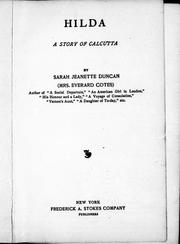 Cover of: Hilda: a story of Calcutta