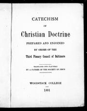 Cover of: Catechism of Christian doctrine by Philip Canestrelli