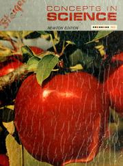 Front cover of Concepts in science by Unknown
