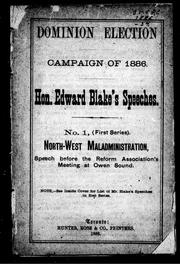 Cover of: North-West affairs: maladministration and rebellion, strange disappearance of 125,000 immigrants ... scandalous treatment of Indians, "What about Riel?", the "Bunter and Smasher" fanatics.