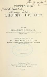 Cover of: Compendium of church history