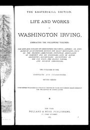 Cover of: Life and works of Washington Irving by 