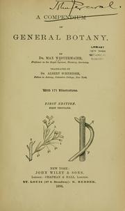 Cover of: A compendium of general botany by Max Westermaier