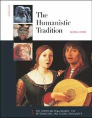 Cover of: The Humanistic Tradition, Book 3 (Humanistic Tradition) by Gloria K. Fiero