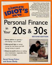 Cover of: The complete idiot's guide to personal finance in your 20s and 30s