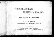 Cover of: The world's fair through a camera: and how I made my pictures