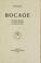 Cover of: Bocage