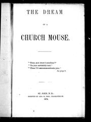 Cover of: The Dream of a church mouse by 