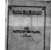 Cover of: The battle of the Plains