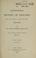 Cover of: The constitutional history of England since the accession of George the Third