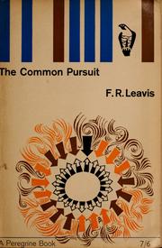 Cover of: The common pursuit