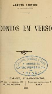 Cover of: Contos em verso