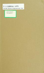 Cover of: Competition from imports of lamb meat: communication from the President of the United States transmitting his determination to implement action to facilitate a positive adjustment to competition from imports of lamb meat, pursuant to 19 U.S.C. 2253(b).