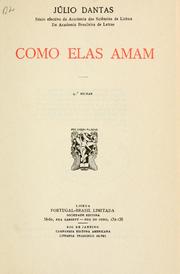 Cover of: Como elas amam.