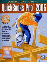 Cover of: Contractor's guide to QuickBooks Pro 2005