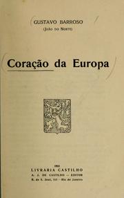 Cover of: Coração da Europa