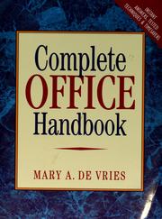 Cover of: Complete office handbook