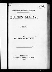 Cover of: Queen Mary by by Alfred Tennyson