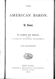 Cover of: The American baron | 