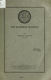 Cover of: The Bohemian question by Charles Pergler