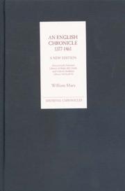 Cover of: An English Chronicle 1377-1461: A New Edition by William Marx