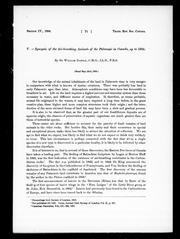 Synopsis of the air-breathing animals of the Palæozoic in Canada up to 1894 by John William Dawson