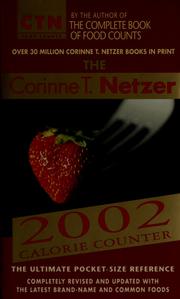 Cover of: The Corinne T. Netzer 2002 calorie counter