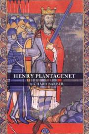 Cover of: Henry Plantagenet by Richard W. Barber