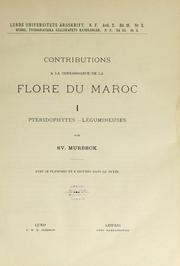 Cover of: Contributions à la connaissance de la flore du Maroc.