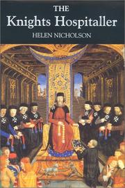 Cover of: The Knights Hospitaller by Helen J. Nicholson