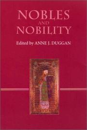 Cover of: Nobles and Nobility in Medieval Europe by Anne J. Duggan