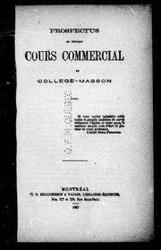 Prospectus du nouveau cours commercial du Collège Masson by Collège Masson (Terrebonne, Québec)