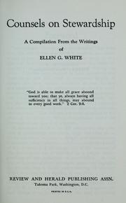 Cover of: Counsels on stewardship by Ellen Gould Harmon White