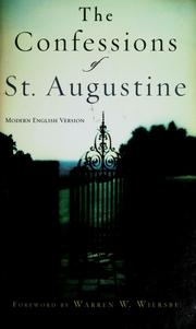 Cover of: The confessions of St. Augustine by Augustine of Hippo