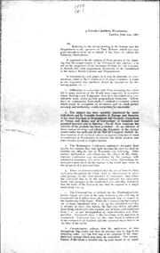 Cover of: [ Letter to the Astronomer Royal, Greenwich, June 21st, 1887]