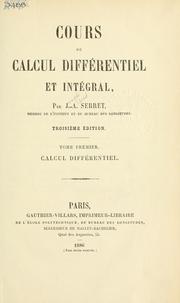 Cover of: Cours de calcul différentiel et intégral.