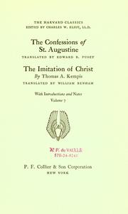 Cover of: The confessions of St. Augustine by Augustine of Hippo