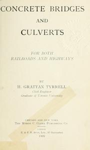 Cover of: Concrete bridges and culverts, for both railroads and highways.