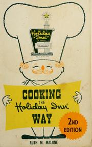 Cover of: Cooking the Holiday Inn way by Ruth Moore Malone