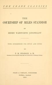 Cover of: The courtship of Miles Standish... by Henry Wadsworth Longfellow