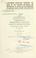 Cover of: A concurrent resolution expressing the sense of the Congress regarding the importance of United States membership in regional South Pacific organizations