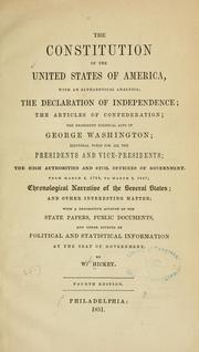 Cover of: The Constitution of the United States of America