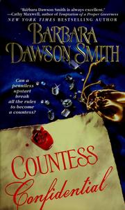 Cover of: Countess confidential by Barbara Dawson Smith