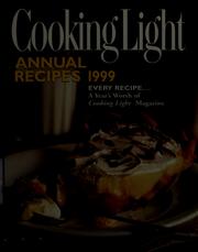 Cover of: Cooking light annual recipes 1999.