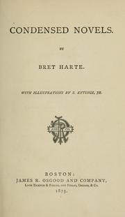 Cover of: Condensed novels by Bret Harte